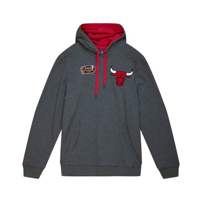 

Mitchell - Ness NBA Chicago Bulls Classic French Terry Hoodie Men темно-серый, Grey