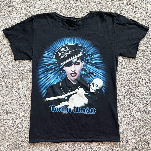 【00s】MARILYN MANSON vintage tシャツgiant XL Giant Vintage Marilyn Manson 2003 Band T-Shirt | Depop