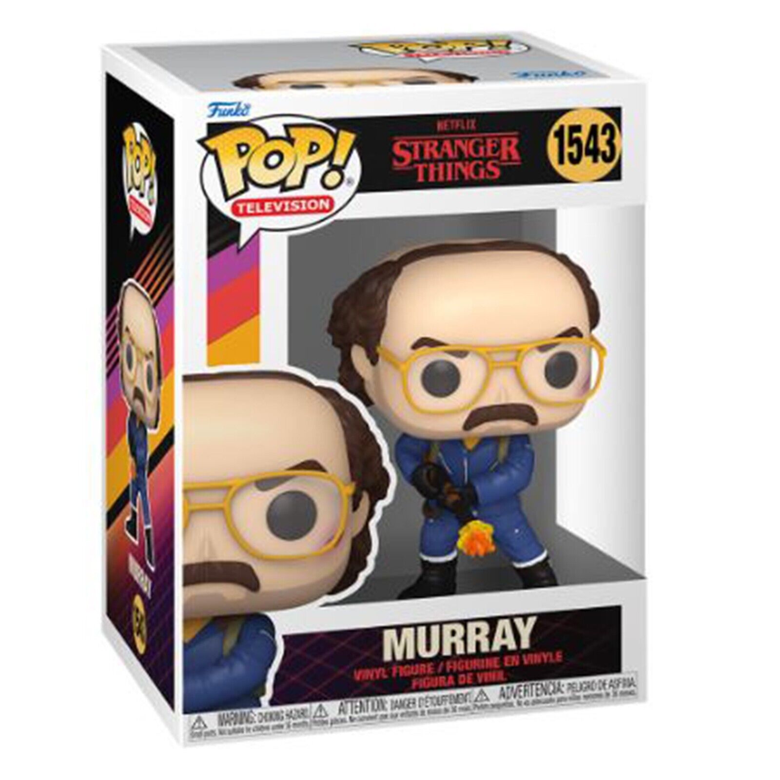 Funko Netflix Stranger Things S4 POP Murray с виниловой фигуркой Огнеметчика НОВИНКА