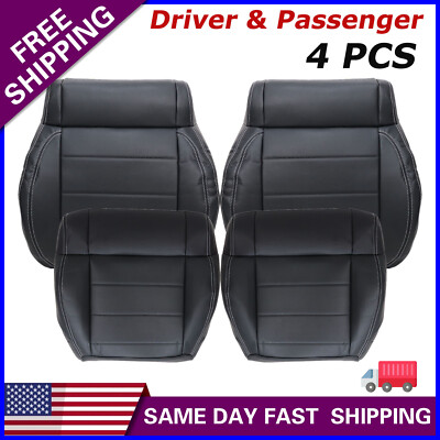 Driver / Passenger Leather / Cloth Seat Cover For Jeep Wrangler 2008-2010
