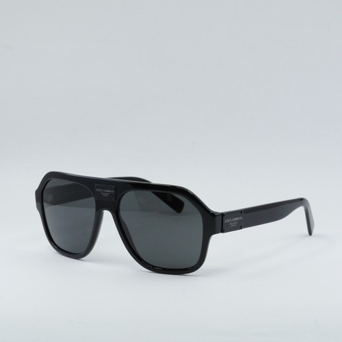 Pre-owned Dolce & Gabbana Dg4433 501/87 Black/dark Gray 58-16-145 Sunglasses