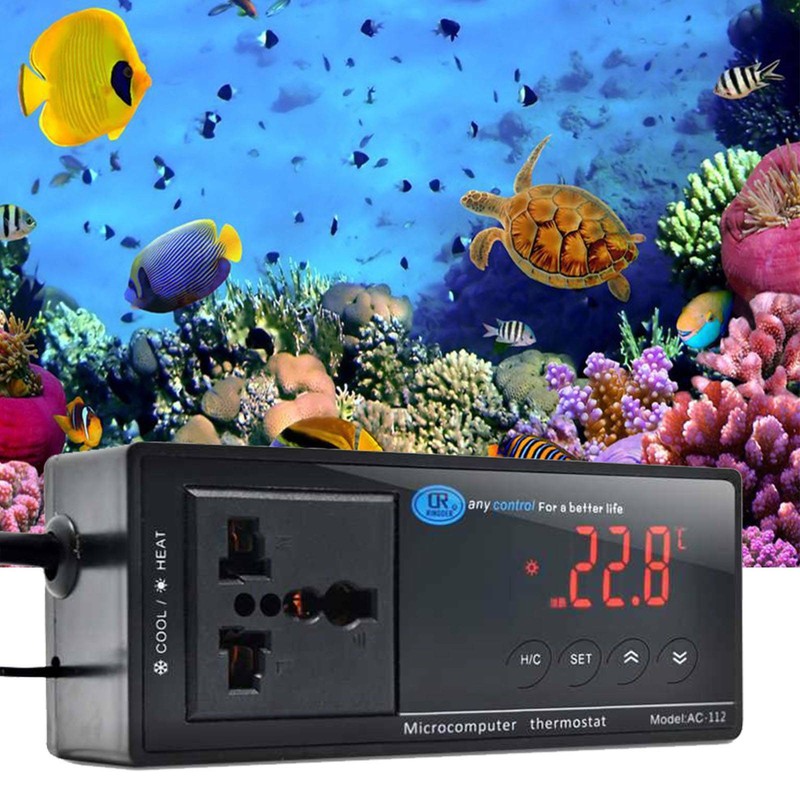 High Quality Digital Reptile Aquarium Thermostat heat mat temp control