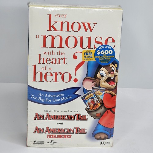 An American Tail + Fievel Goes West 2-Pack + Movie CD