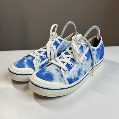 Keen Shoes Women s 10 Elsa Lite Blue Water Print Casual And Fashion Sneakers