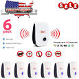 6Pack Ultrasonic Pest Repeller Control Electronic Repellent Mice Rat Reject 2018