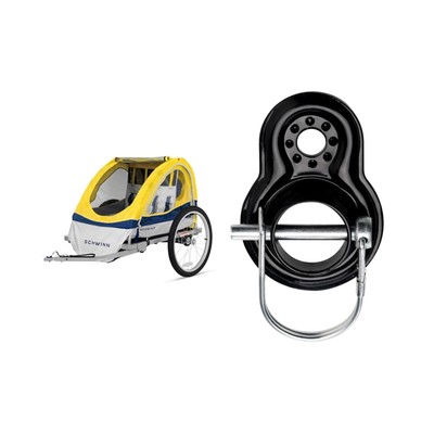 Schwinn Echo, and Trailblazer Child Bike Trailer, Single and Double Baby Carr...