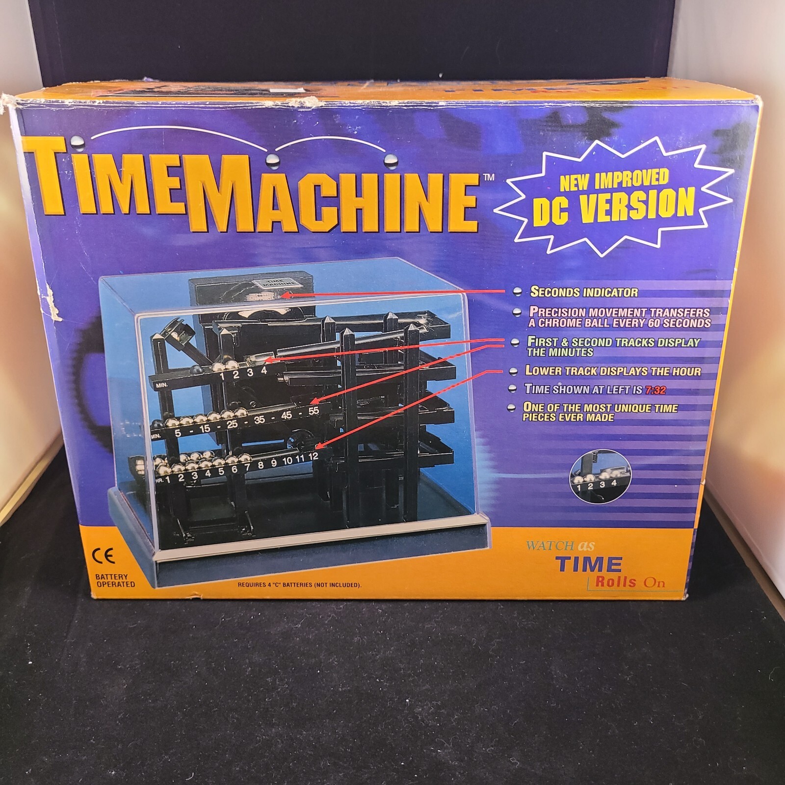 RARE Time Machine DC Version Kinetic Clock Hoffman | eBay