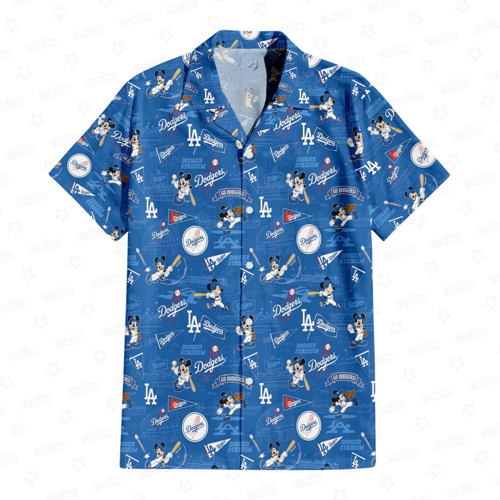 La Dodger Hawaiian Shirt Los Angeles Dodgers Hawaii Hawaiian