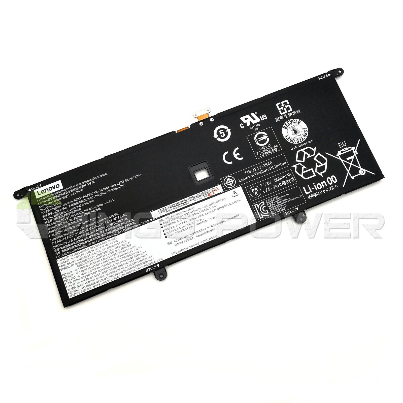 New Genuine L19M4PH0 L19C4PH0 Battery for Lenovo Yoga Slim 9