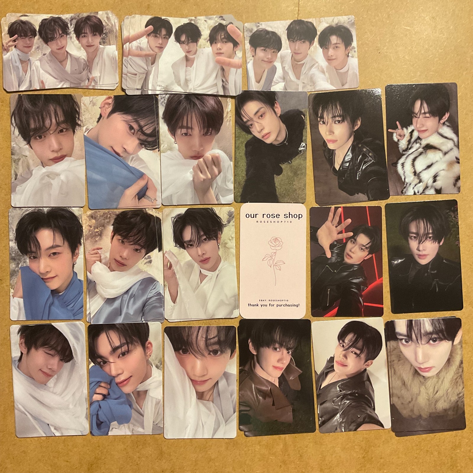 ZEROBASEONE ZB1 ハオ G賞 サイン入り ポストカード Blue ZEROBASEONE(ZB1) 