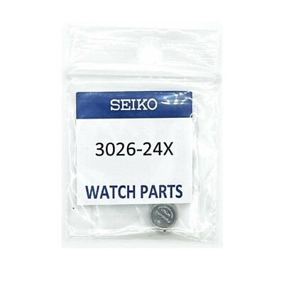 Seiko capacitor Solar Watch Battery 3026.24X for V137 V138