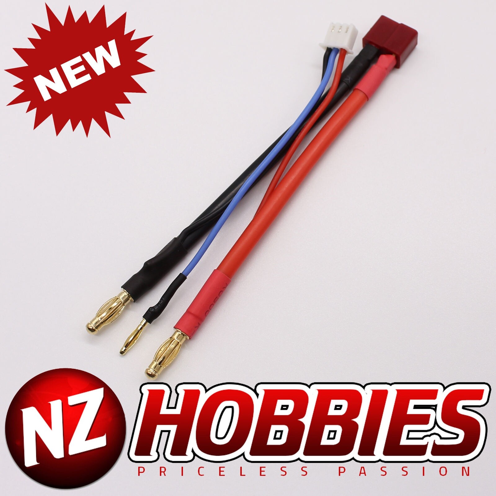 NZHOBBIES Deans Type Lipo Charger Leads # NZ0072