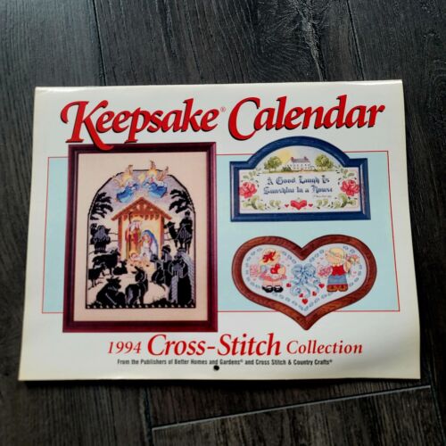 Collection Better 1994 Keepsake Calendar Cross Stitch
