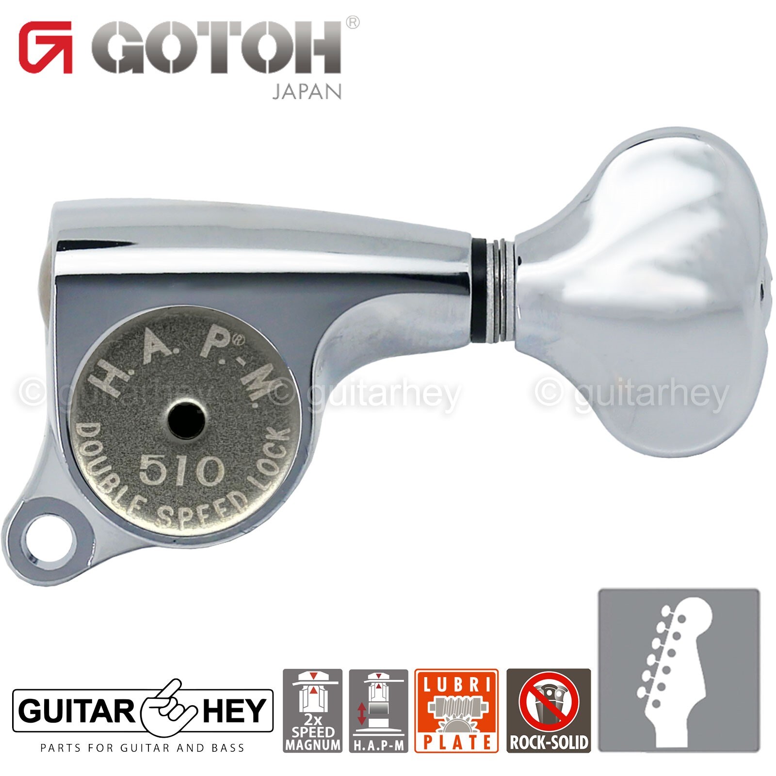 GOTOH SGS510-H.A.P.M. エレキ・アコースティックマシンヘッド GOTOH SGS510-H.A.P.M. エレキ・アコースティックマシンヘッド