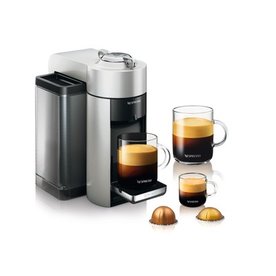 Nespresso Evoluo Deluxe Silver - Espresso & Coffee Machine