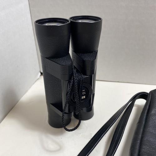 Zeiss 10X25B Binoculars West German 10 x 25 B Germany Black Compact with Case