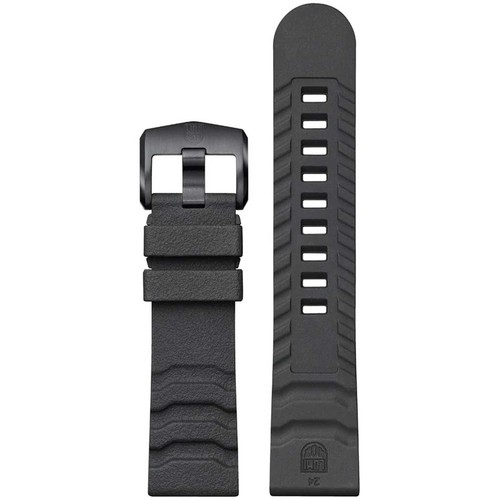 Pre-owned Luminox Men's Watch Master Carbon Navy Seal Black Dial Strap Xs.3805.nolb.set