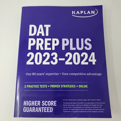 Kaplan DAT Prep Plus 2023-2024 (Paperback, Illustrated)
