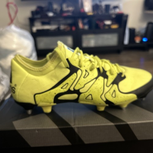 New Mens Adidas X 15.1 FG AG Soccer Cleats Boots Yellow New Mens Adidas X 15.1 FG AG Soccer Cleats Boots Yellow