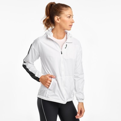 

Белая женская куртка Saucony Packaway  Apparel, Белый