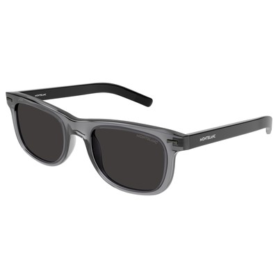 MONTBLANC MONT BLANC MB0260S-003 GREY BLACK SMOKE SUNGLASSES