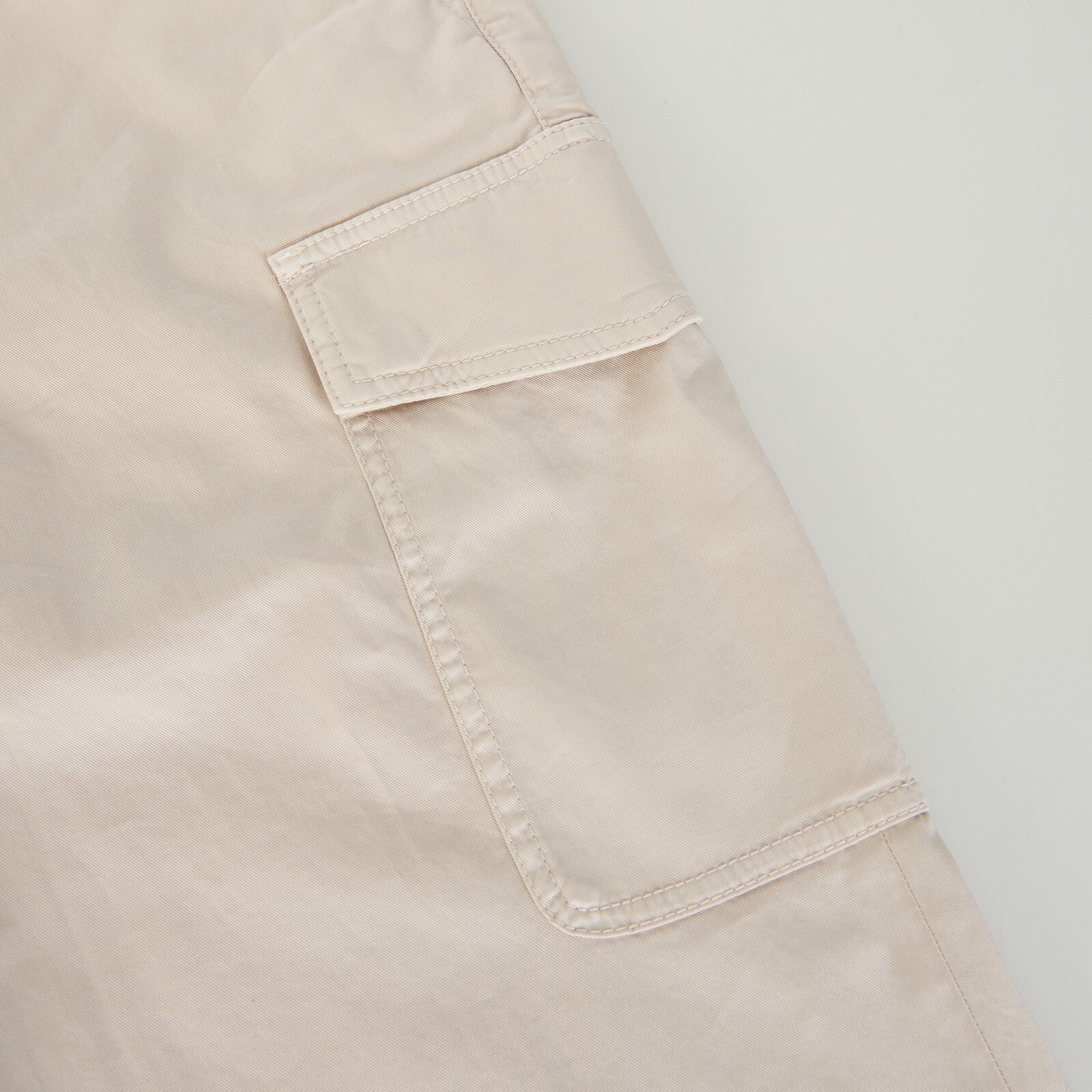 Pre-owned Brunello Cucinelli 895$ Cargo Trousers - Pima Cotton Gabardine, Leasure Fit In Beige