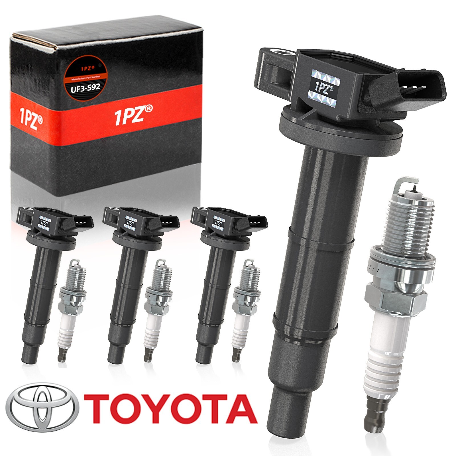 4 x Ignition Coil For OEM 90919-02244 DENSO 673-1307 Toyota Camry Corolla RAV4