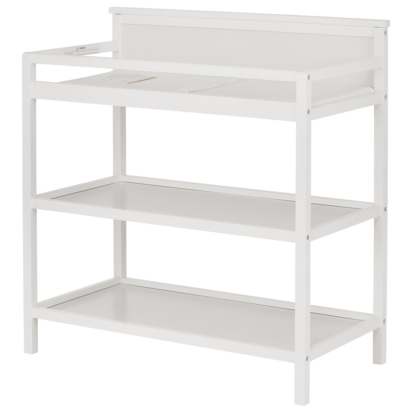 white changing station