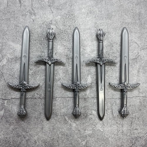 5pack Large Broad Sword Blocks Weapons Accessories for Minifigures C80954