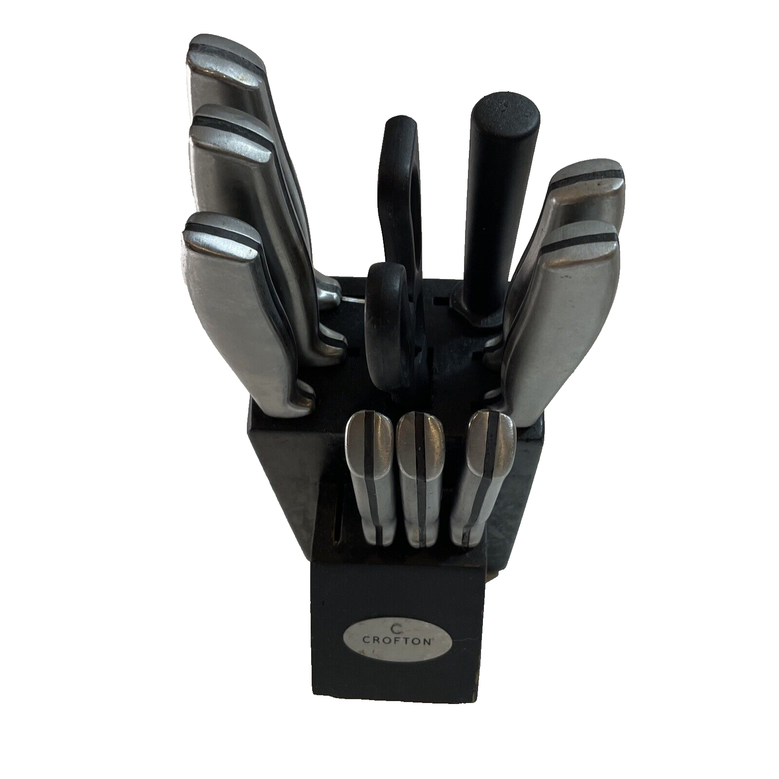 10-piece Kitchen Knife Set With Wooden Block