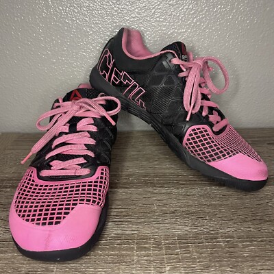 reebok crossfit cf74 womens black training sneaker shoes 023501 size 6 145789587881