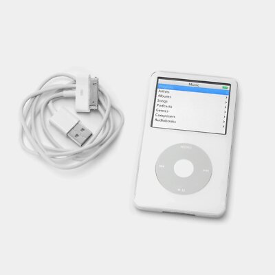 Apple iPod Classic 第五世代60GB A1136 ホワイト NEW Apple iPod Classic Video 5th Generation White 60GB MP3