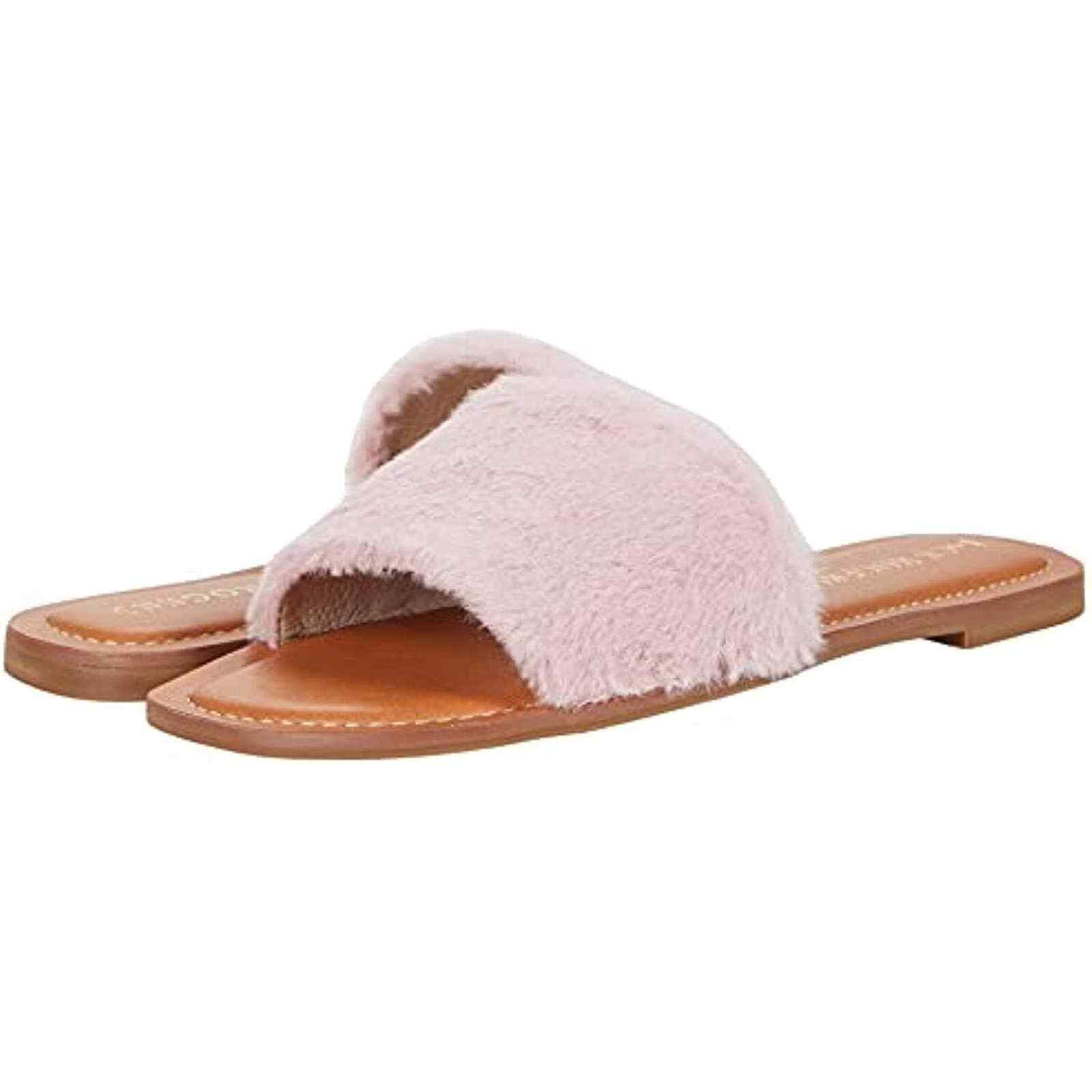 

Женские румяна Sabrina Slide Slide из искусственного меха Jack Rogers 37,5 евро 7,5 евро, Розовый