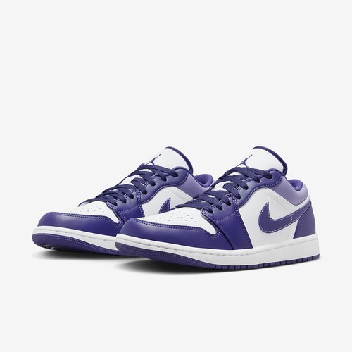 

Мужские повседневные кроссовки Nike Air Jordan 1 Low AJ1 Sky J Purple 553558-515, Белый, Air Jordan 1 Low