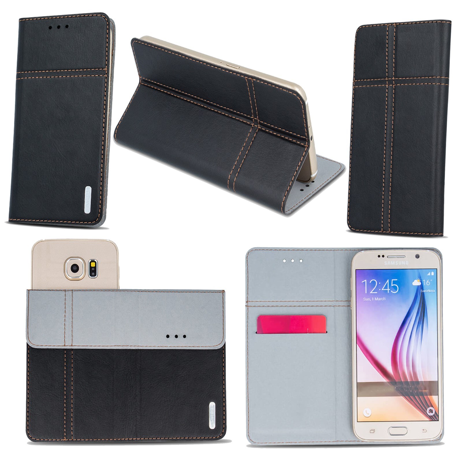 Handy Tasche für LeEco Le Max2 Flip Book Case Cover Schutz Hülle Etui