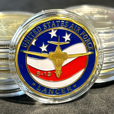 B-1B LANCER Bomber Challenge Coin United States AIR FORCE USAF