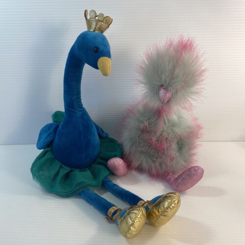 JellyCat Peacock Ballerina Tutu & Mint Fizz Plush Stuffed An