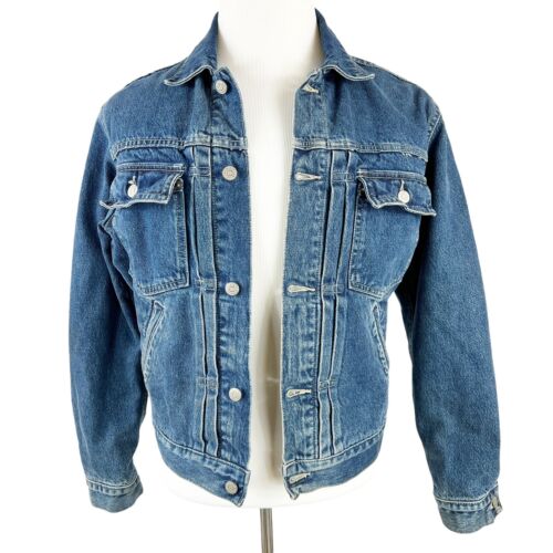 Vintage Ralph Lauren RRL Flannel Lined Denim Trucker Jacket Vintage Ralph Lauren RRL Flannel Lined Denim Trucker Jacket