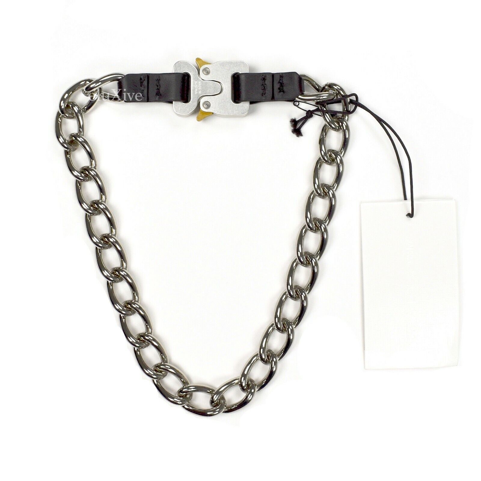 NWT $340 ALYX Men's Silver Roller Coaster Buckle Chain NWT $340 ALYX Men's Silver Roller Coaster Buckle Chain