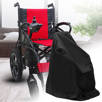 Wheelchair Cover Power Chair Balck Wheel Chair Cover Black Waterproof Dustproof