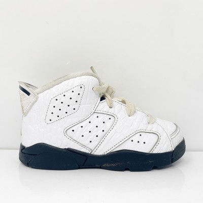 

Nike Boys Air Jordan 6 384667-110 Белые баскетбольные кроссовки Кроссовки Размер 8C, Белый, Air Jordan 6