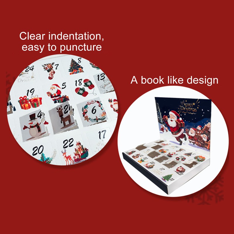 Fillable Christmas Advent Calendar Boxes Countdown DIY 24 Days Gift Boxes