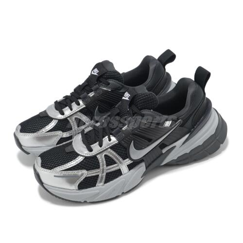 Женская повседневная обувь Nike Wmns V2K Run, цвет черный, серебристый металлик, FD0736-005