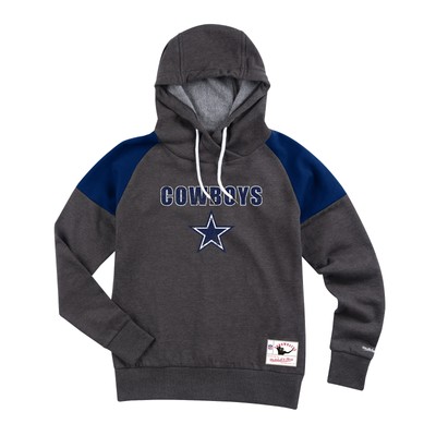 Женская флисовая толстовка с капюшоном Dallas Cowboys Throwback, женская