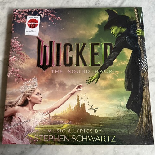 Wicked Film Soundtrack- Green/Pink Vinyl Split Vinyl 2LP