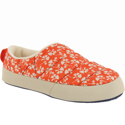 Regatta Womens Orla Kiely Slip On Warm Winter Padded Slippers Tent Mule