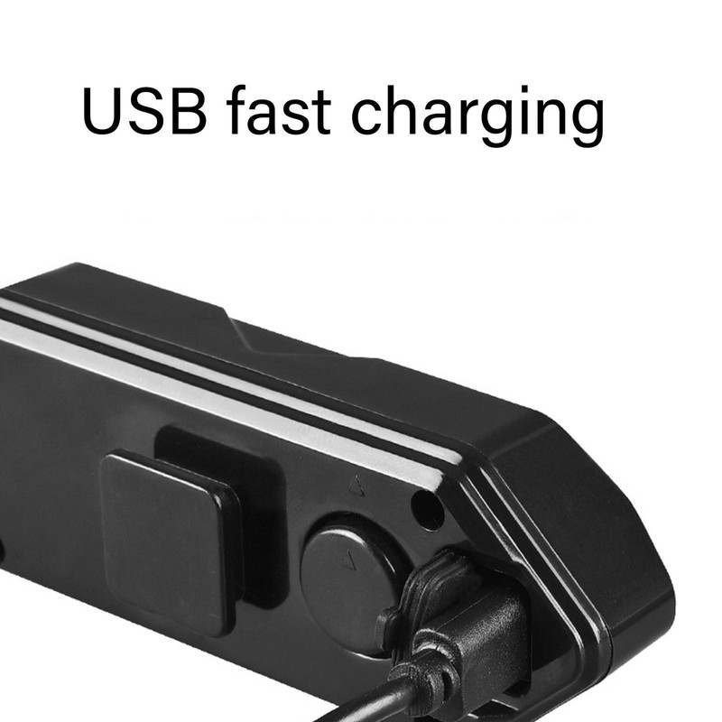 LED USB Rechargeable Bike Tail Light Set Remote Turn Signals Brake Bicycle Alarm