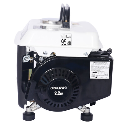 900w Low Noise Gas Powered Generator For Home Camping