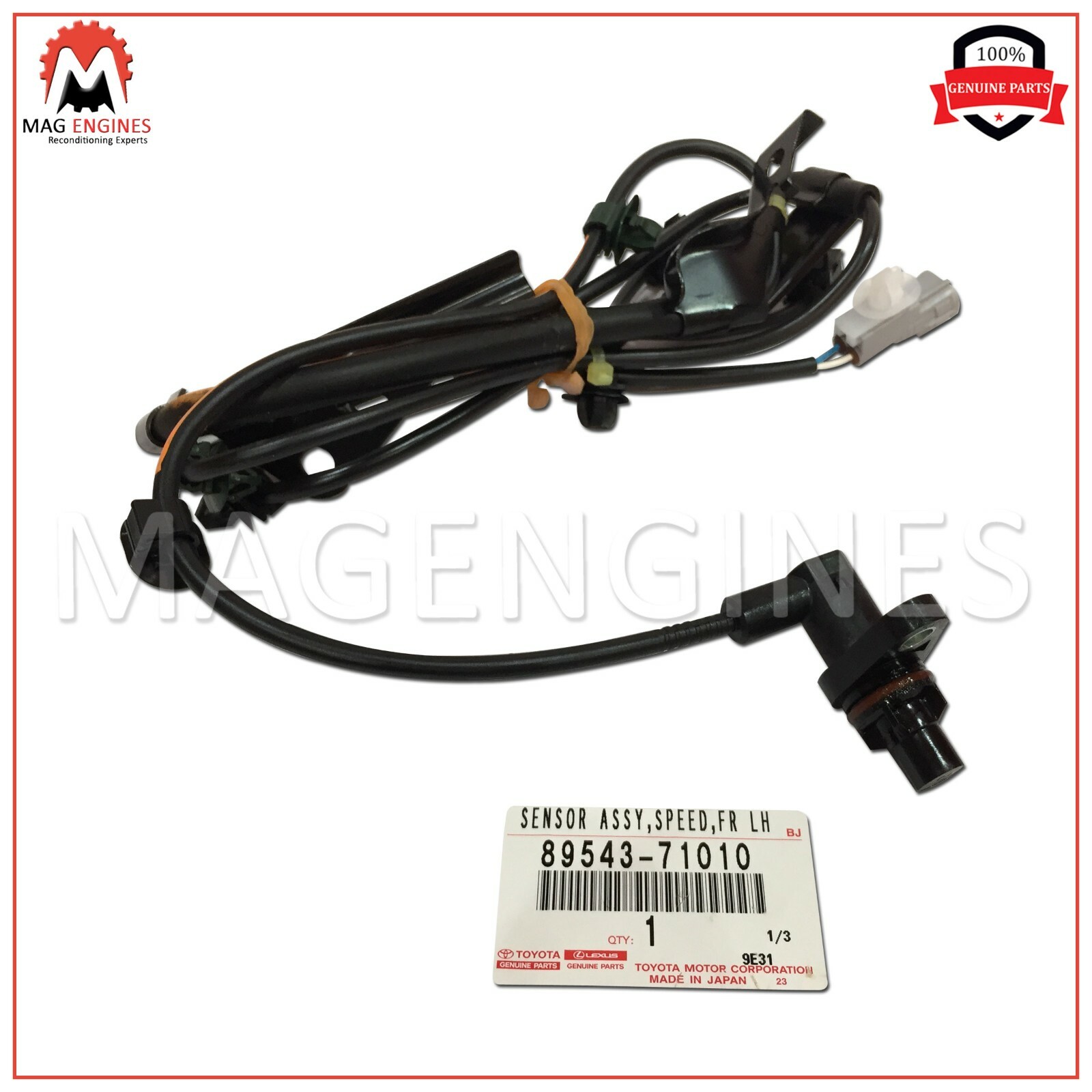 低価格で大人気の GENUINE 89543-71010 OEM 8954371010 LH FRONT SPEED, SENSOR, その他
