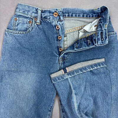 Vintage Edwin Jeans Mens 29x28 Blue Selvedge Denim Made In Japan Pants Faded